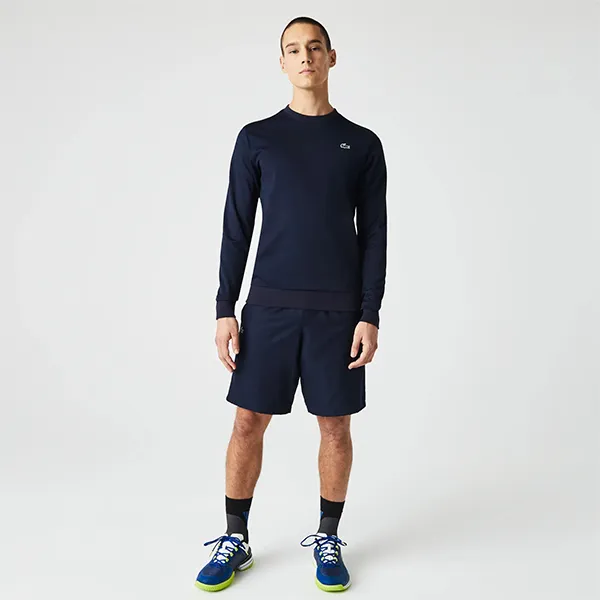 Áo Nỉ Nam Lacoste Sport Classic Sweatshirt SH9432 166 Màu Xanh Navy Size 2