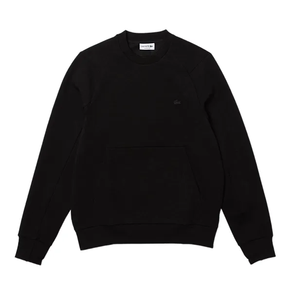 Áo Nỉ Sweater Nam Lacoste Men's Kangaroo Pocket Cotton Sweatshirt SH2695-031 Màu Đen Size 3