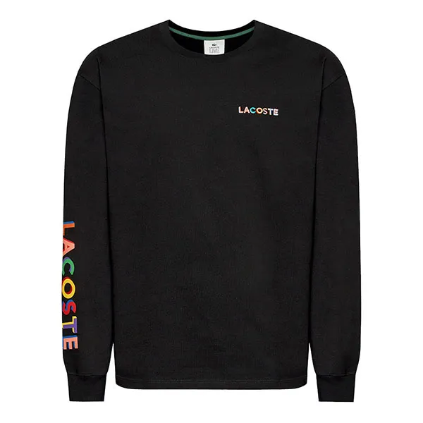 Áo Nỉ Unisex Lacoste TH7292 Màu Đen Size XS