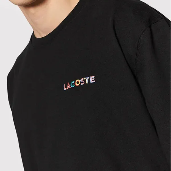 Áo Nỉ Unisex Lacoste TH7292 Màu Đen Size XS