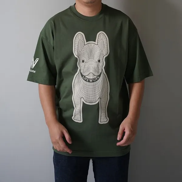 Áo Phông LifeWork Silket Racket Short LW255T5982 Green Màu Xanh Khaki Size XS