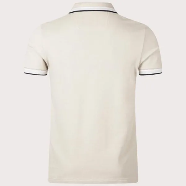 Áo Polo Nam Hugo Boss Paddy Polo Shirt In Cotton Piqué With Logo Undercollar 50469055 271 Màu Be Nhạt Size L - Thời trang - Vua Hàng Hiệu