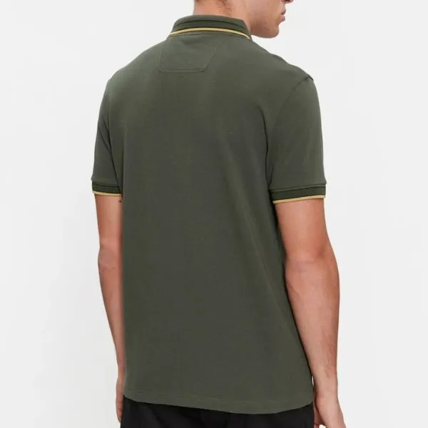 Áo Polo Nam Hugo Boss Paddy Polo Shirt In Cotton Piqué With Logo Undercollar 50469055 379 Màu Xanh Rêu Size XL - Thời trang - Vua Hàng Hiệu