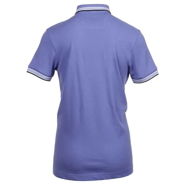 Áo Polo Nam Hugo Boss Paddy Polo Shirt In Cotton Piqué With Logo Undercollar 50469055 539 Màu Tím Size S