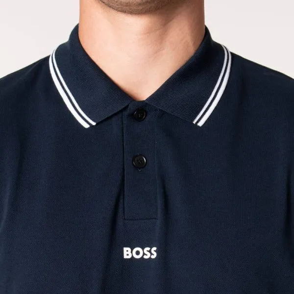 Áo Polo Nam Hugo Boss Pchup Pique Polo Navy 50468843 404 Màu Xanh Navy Size S
