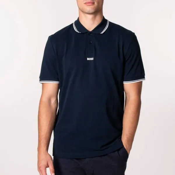 Áo Polo Nam Hugo Boss Pchup Pique Polo Navy 50468843 404 Màu Xanh Navy Size S