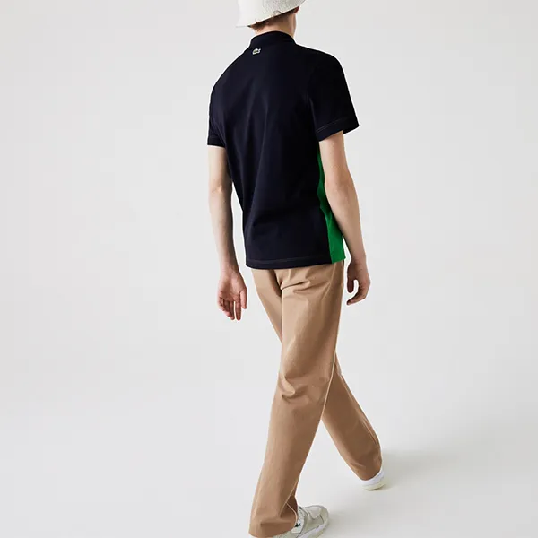 Áo Polo Nam Lacoste Color Block Regular Fit Polo Shirt PH9766 R49 Phối Màu Size 3