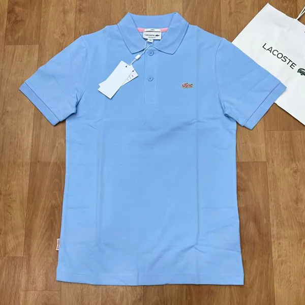 Áo Polo Nam Lacoste Live Relaxed Fit Stretch Cotton Piqué PH2760 Màu Xanh Blue