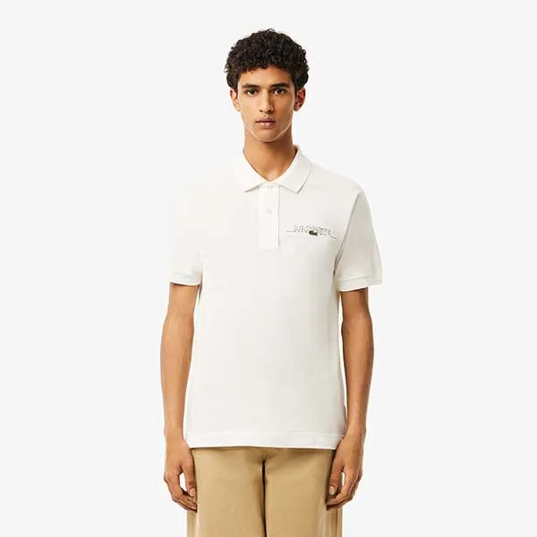 Áo Polo Nam Lacoste Men's Made In France Classic Fit L.12.12 PH6006 70V Màu Trắng Size 5