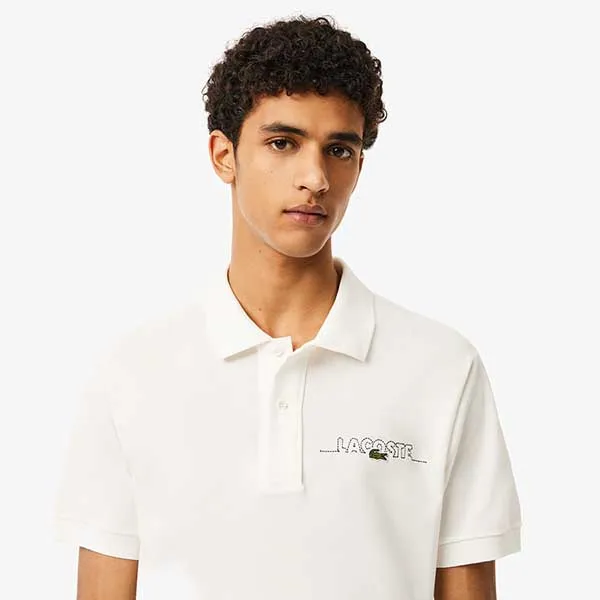 Áo Polo Nam Lacoste Men's Made In France Classic Fit L.12.12 PH6006 70V Màu Trắng Size 5