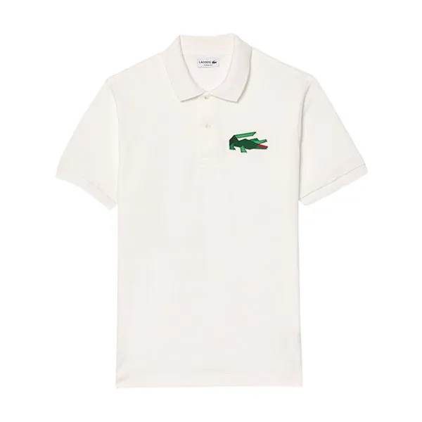 Áo Polo Nam Lacoste Original L.12.12 Badge Polo Shirt PH3600 70V Màu Trắng Size 3
