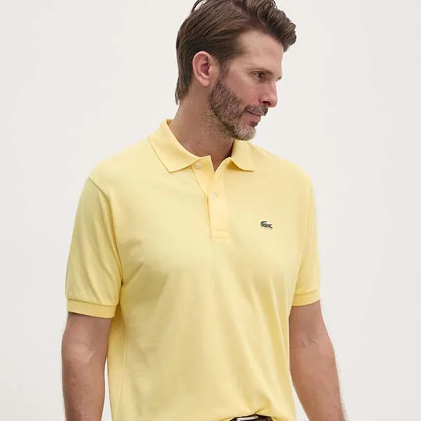 Áo Polo Nam Lacoste Polo Shirt LA25POLOGE Màu Vàng Size XL