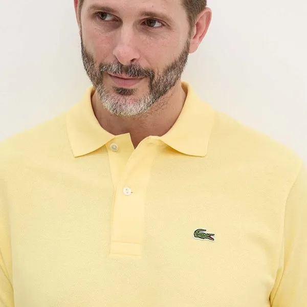 Áo Polo Nam Lacoste Polo Shirt LA25POLOGE Màu Vàng Size XL