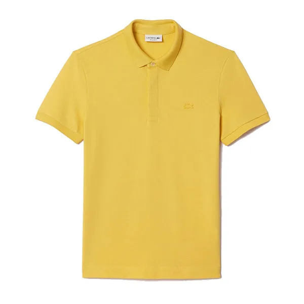 Áo Polo Nam Lacoste Regular Fit Paris Stretch Piqué Polo Shirt PH5522 IY1 Màu Vàng Size 5 - Thời trang - Vua Hàng Hiệu