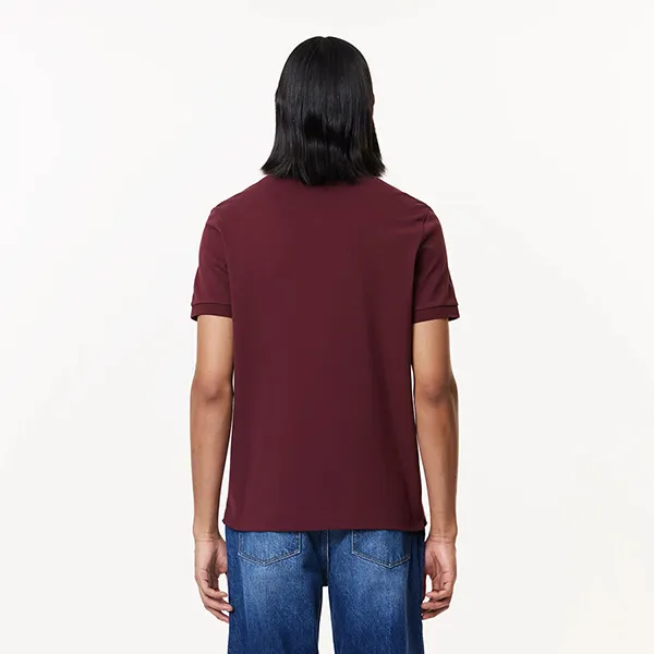 Áo Polo Nam Lacoste Regular Fit Polo Shirt PH5522 BZD Màu Đỏ Đô Size 5