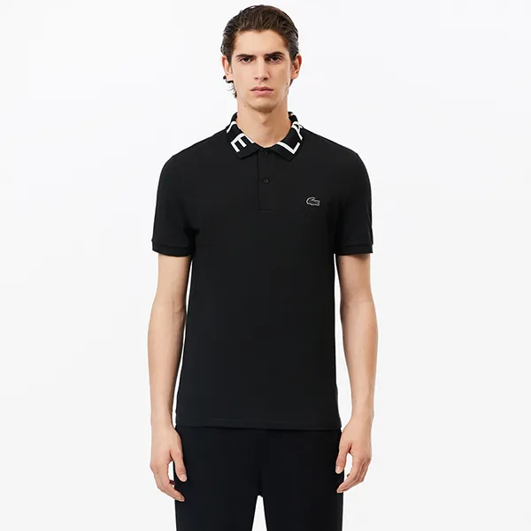 Áo Polo Nam Lacoste Slim Fit Movement Piqué Polo PH7495 031 Màu Đen Size 5