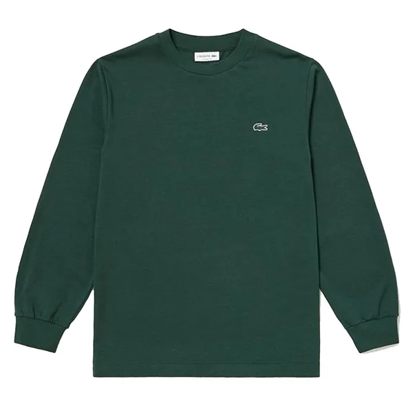 Áo Thun Dài Tay Nam Lacoste Basic Long Sleeve T-Shirt TH3273-YZP Màu Xanh Lá Size 2 - Thời trang - Vua Hàng Hiệu
