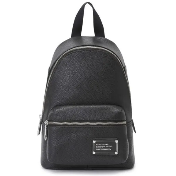 Balo Nữ Marc Jacobs Leather Workwear Small Backpack 4P4HBP005H01-001 Màu Đen