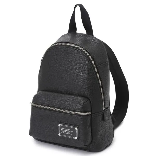 Balo Nữ Marc Jacobs Leather Workwear Small Backpack 4P4HBP005H01-001 Màu Đen
