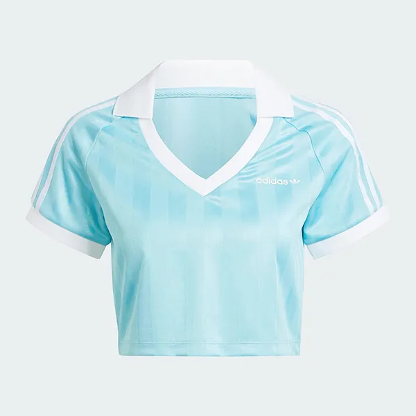 Bộ Quần Áo Cộc Tay Nữ Adidas Adicolor IR9779 IR9791 Màu Xanh Dương (Form Á) Size L