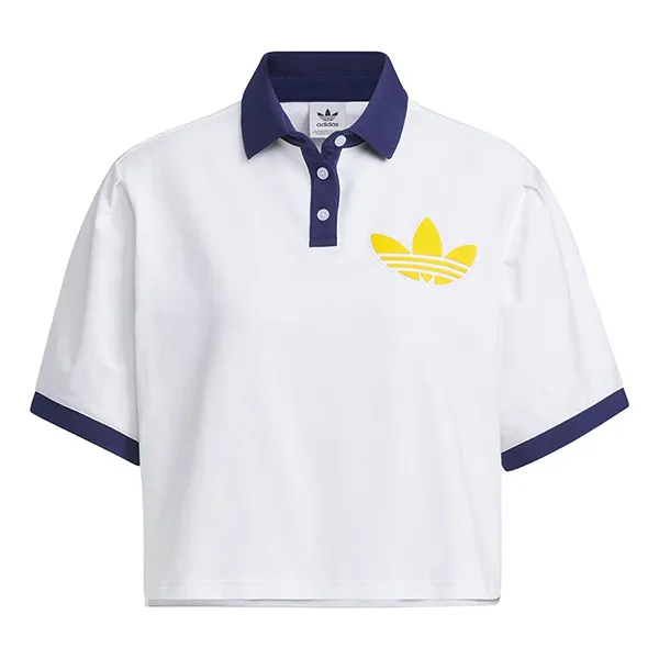 Bộ Quần Áo Cộc Tay Nữ Adidas IU4768-IM1928 Màu Trắng Xanh Size M (Form China)
