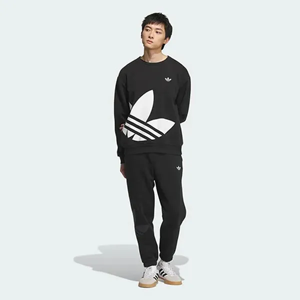 Bộ Quần Áo Nỉ Nam Adidas Sweatshirts JL8383 / JL8388 Màu Đen Size M