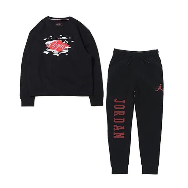 Bộ Quần Áo Nỉ Nam Nike Air Jordan Fleeced Cotton Blend Essentials Joggers Black Màu Đen Size S - Thời trang - Vua Hàng Hiệu