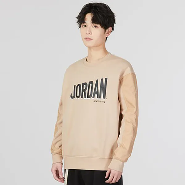 Bộ Quần Áo Nỉ Nam Nike Jordan Sportswear Casual DV7589-277/ DQ7469-277 Màu Be Size L (Form Á) - Thời trang - Vua Hàng Hiệu