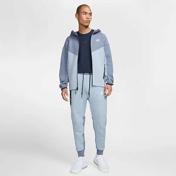 Bộ Quần Áo Nỉ Nam Nike Tech Fleece Hoodie And Jogger Set FB7922-440 / FB8003-440 Màu Xanh Nhạt Size XXL (Form Á) - Thời trang - Vua Hàng Hiệu