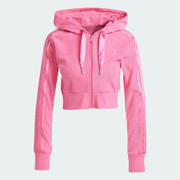 Bộ Quần Áo Nỉ Nữ Adidas JN3004 JN3007 Màu Hồng (Form Âu) Size M