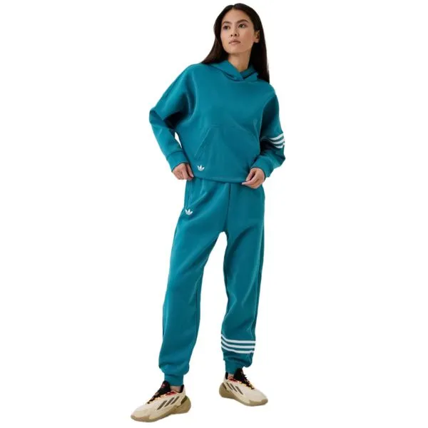Bộ Quần Áo Nữ Adidas Adicolor Neuclassics IL6664/IL6662 Màu Xanh Cổ Vịt Size L (Form Á)