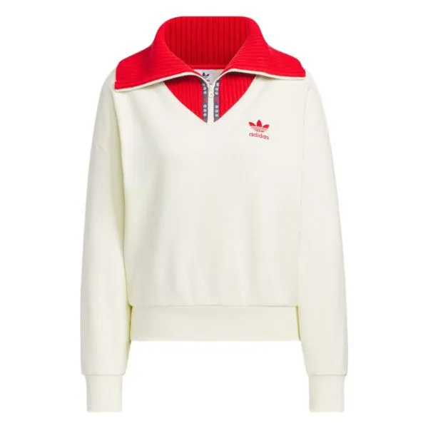 Bộ Quần Áo Nữ Adidas French Terry Trac JE1606/IX4238 Màu Đỏ/Trắng Size M