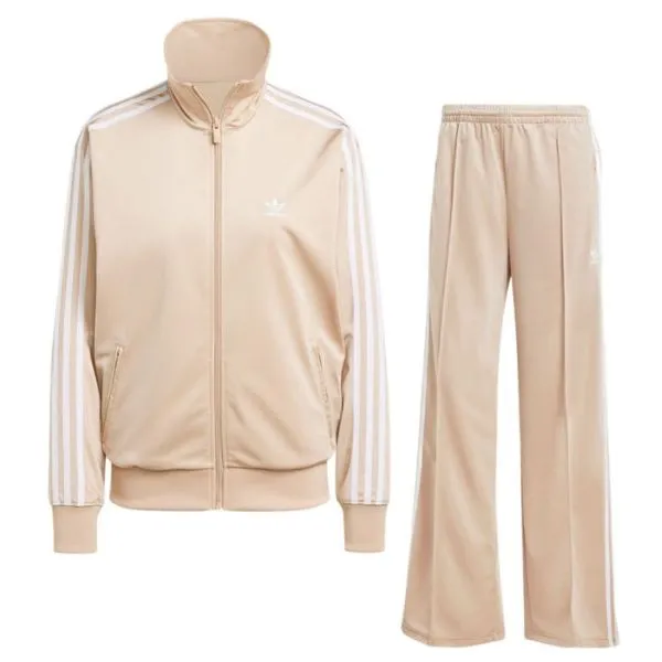 Bộ Quần Áo Nữ Adidas Loose Firebird IZ2758/IZ2753 Màu Be Size S (Form Âu)