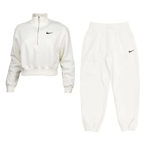 Bộ Quần Áo Nữ Nike Phoenix Fleece DQ5768-133/DQ5888-133 Màu Trắng Size L - Thời trang - Vua Hàng Hiệu
