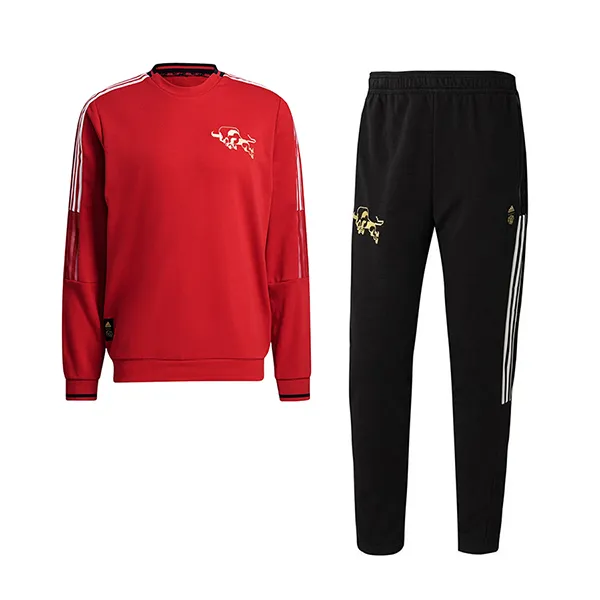 Bộ Quần Áo Thể Thao Nam Adidas Manchester United Cny Football Tracksuit GK9440/GK9442 Màu Đỏ - Đen (Form Âu) Size XS - Thời trang - Vua Hàng Hiệu