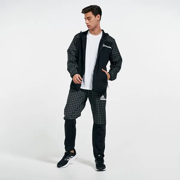 Bộ Quần Áo Thể Thao Nam Nike Men's Sportswear Z.N.E Primeblue Hoodie GM0896 Màu Đen Kẻ Size M (Form Âu)