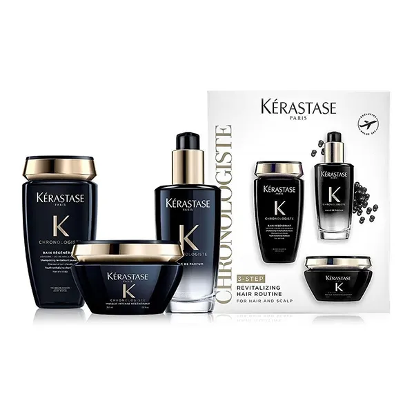 Bộ Sản Phẩm Chăm Sóc Tóc Kérastase Chronologiste Total Scalp Hair Revitalizing Hair Care Set 3 Món - Chăm sóc tóc - Vua Hàng Hiệu