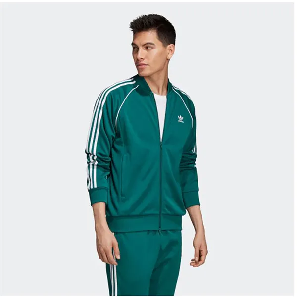 Bộ Thể Thao Nam Adidas Bluza Trening Adidas EJ9683/ EJ9701 Barbati Verde Màu Xanh Green Size L (Form Âu)