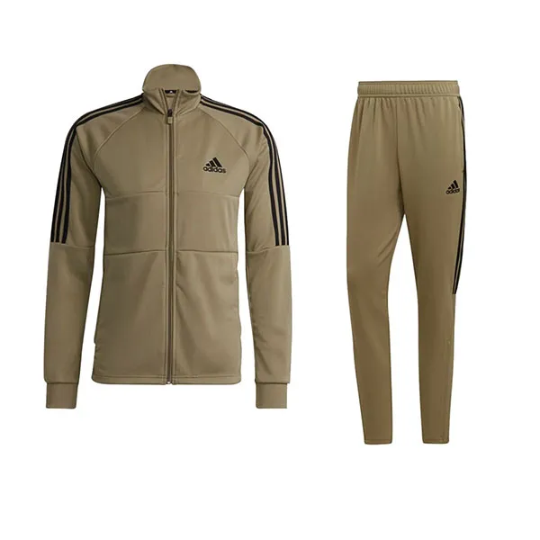 Bộ Thể Thao Nam Adidas H28902 H07732 Màu Xanh Olive Size M (Form Á)