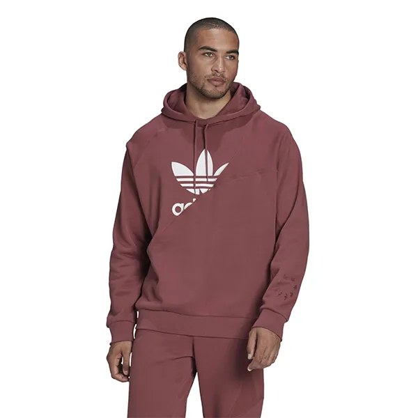 Bộ Thể Thao Nam Adidas Hoodie Sportswear HC4505/HC4507 Màu Đỏ Mận Size S (Form Âu)