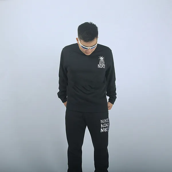 Bộ Thể Thao Nam Nike AS Crew DQ4073-010/DQ4082-010 Màu Đen Size XL