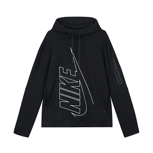 Bộ Thể Thao Nam Nike Hoodie DX0578-010 DX0582-010 Màu Đen Size M (Form Á)