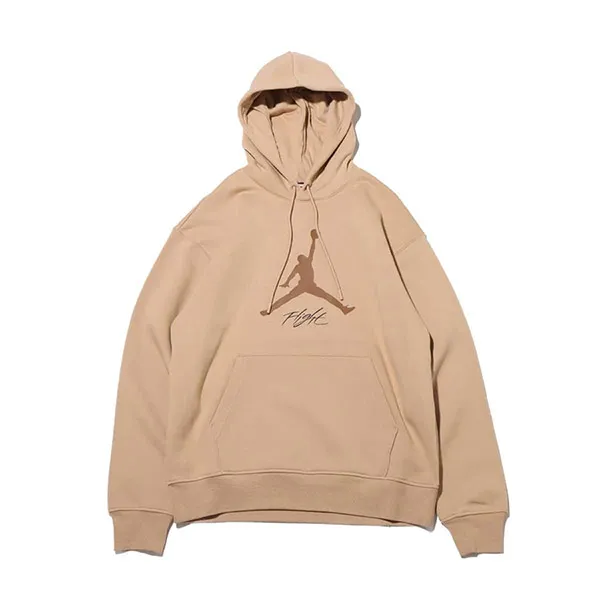 Bộ Thể Thao Nam Nike Jordan Essentials Men's Fleece Hoodie Màu Be Size L