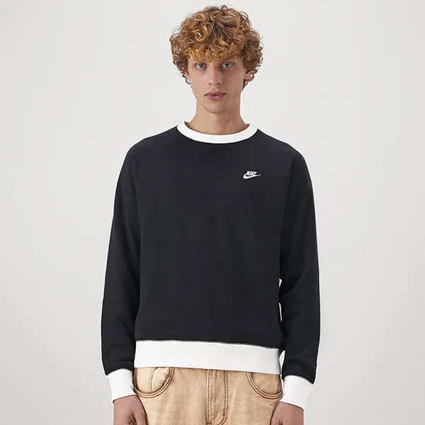 Bộ Thể Thao Nam Nike Fleece Long Sleeve FV5379-010/CD3130-010 Màu Đen Size S