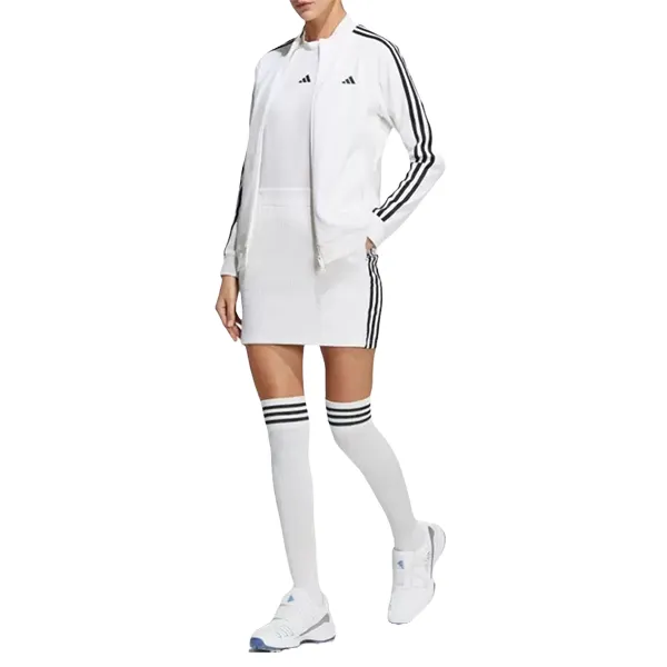 Bộ Thể Thao Nữ Adidas Golf Three Stripes HS8989/HS7003 Màu Trắng Size L (Form Á)