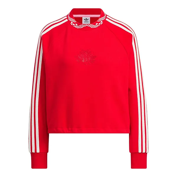 Bộ Thể Thao Nữ Adidas IX4228 IX4239 Màu Đen Đỏ Size S (Form China)