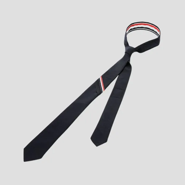 Cà Vạt Nam Thom Browne With RWB Stripe - MNL021A F0147 415 Màu Xanh Đen