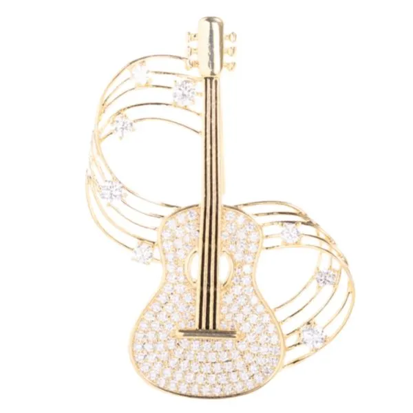 Cài Áo Nữ Meri Acoustic Tune BR851 Màu Vàng Gold