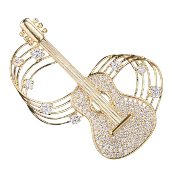 Cài Áo Nữ Meri Acoustic Tune BR851 Màu Vàng Gold