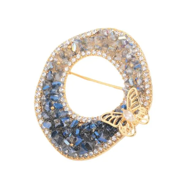 Cài Áo Nữ Meri Morning Dew BR846 Màu Vàng Gold - Phụ kiện - Vua Hàng Hiệu